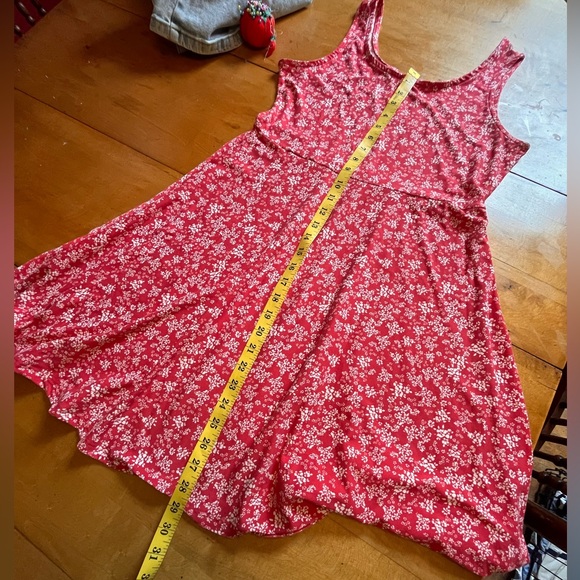 Floral Red Mini Dress - Picture 7 of 7